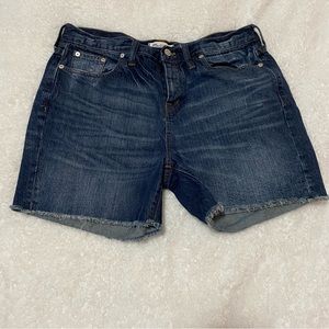 Madewell jean button fly shorts